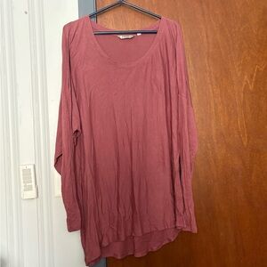 Athleta dolman sleeve Mauve tunic (XL)